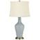 Color Plus Anya 32 1/4" High Uncertain Gray Glass Table Lamp