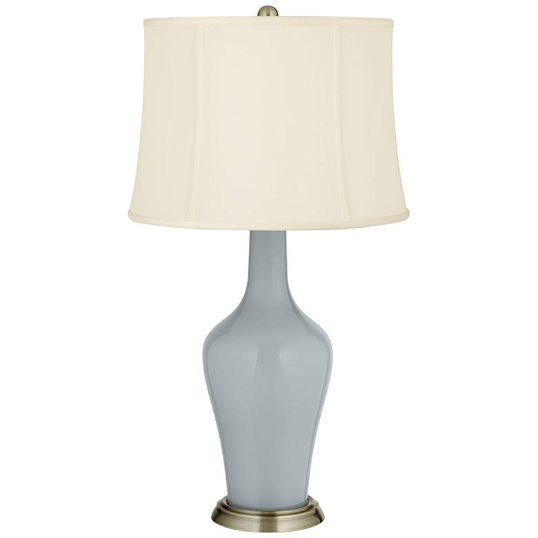 Image 2 Color Plus Anya 32 1/4" High Uncertain Gray Glass Table Lamp