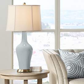 Image1 of Color Plus Anya 32 1/4" High Uncertain Gray Glass Table Lamp