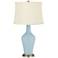 Color Plus Anya 32 1/4" High Vast Sky Blue Glass Table Lamp
