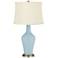 Color Plus Anya 32 1/4" High Vast Sky Blue Glass Table Lamp