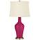 Color Plus Anya 32 1/4" High Vivacious Pink Glass Table Lamp