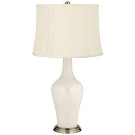 Image2 of Color Plus Anya 32 1/4" High West Highland White Glass Table Lamp