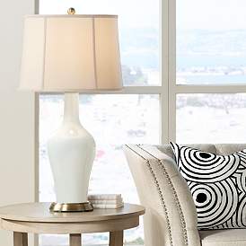 Image1 of Color Plus Anya 32 1/4" High West Highland White Glass Table Lamp