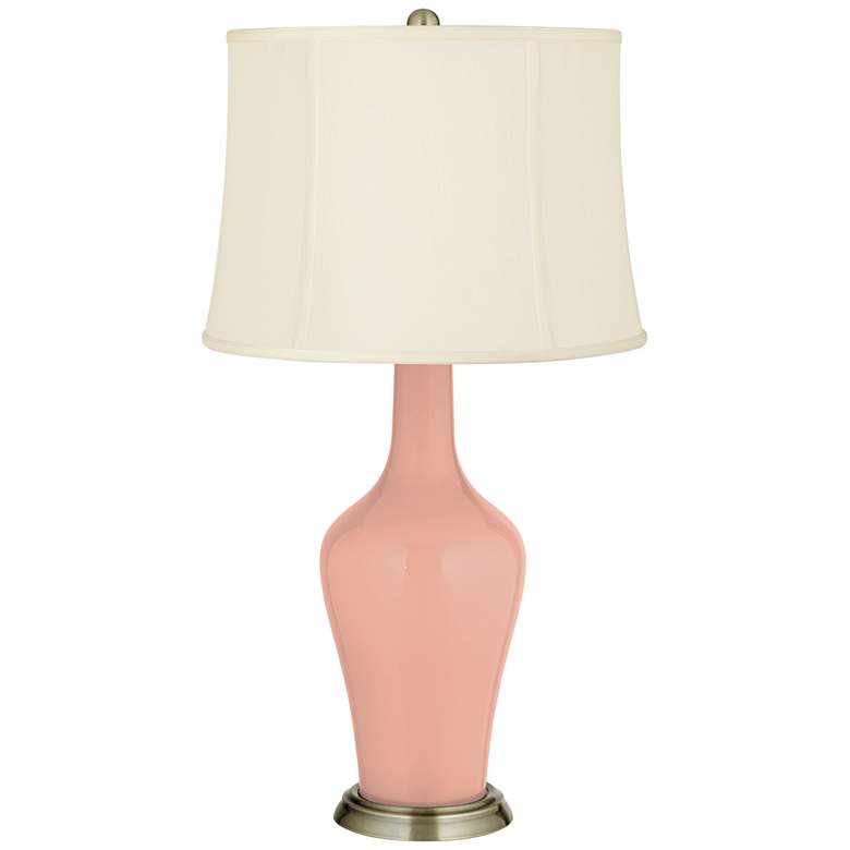 Image 2 Color Plus Anya 32 1/4 inch Mellow Coral Pink Table Lamp