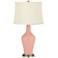 Color Plus Anya 32 1/4" Mellow Coral Pink Table Lamp