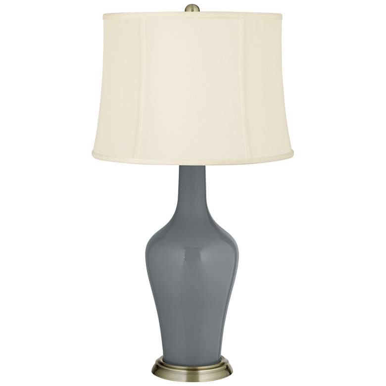 Image 2 Color Plus Anya 32 1/4" Software Gray Glass Table Lamp