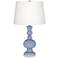 Color Plus Apothecary 30" Blue Sky Glass Table Lamp