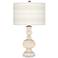 Color Plus Apothecary 30" Bold Stripe Shade Steamed Milk White Lamp
