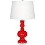 Color Plus Apothecary 30" Bright Red Table Lamp