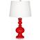 Color Plus Apothecary 30" Bright Red Table Lamp