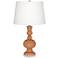 Color Plus Apothecary 30" Burnt Almond Table Lamp with USB Dimmer