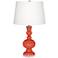 Color Plus Apothecary 30" Coastal Koi Orange Table Lamp