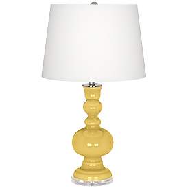 Image2 of Color Plus Apothecary 30" Daffodil Yellow Table Lamp