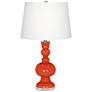 Color Plus Apothecary 30" Daredevil Orange Table Lamp