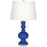 Color Plus Apothecary 30" Dazzling Blue Glass Table Lamp