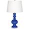 Color Plus Apothecary 30" Dazzling Blue Glass Table Lamp