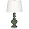 Color Plus Apothecary 30" Deep Lichen Green Table Lamp