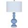 Color Plus Apothecary 30" Diamonds Shade Placid Blue Table Lamp