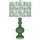 Color Plus Apothecary 30" Gardenia Shade Garden Grove Green Table Lamp