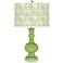 Color Plus Apothecary 30" Gardenia Shade Lime Rickey Green Table Lamp