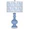 Color Plus Apothecary 30" Gardenia Shade Placid Blue Table Lamp