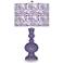 Color Plus Apothecary 30" Gardenia Shade Purple Haze Table Lamp