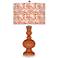 Color Plus Apothecary 30" Gardenia Shade Robust Orange Table Lamp