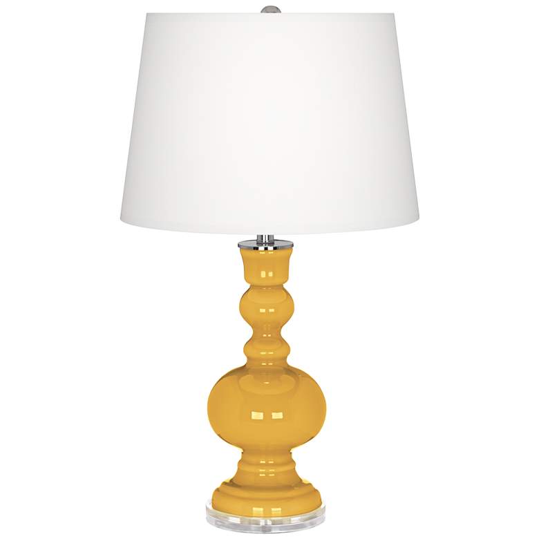 Image 2 Color Plus Apothecary 30 inch Goldenrod Yellow Table Lamp