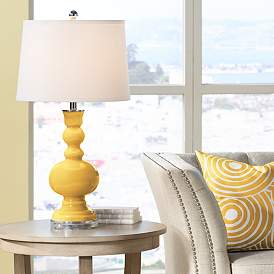 Image1 of Color Plus Apothecary 30" Goldenrod Yellow Table Lamp