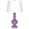 Color Plus Apothecary 30" High African Violet Purple Table Lamp