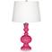 Color Plus Apothecary 30" High Blossom Pink Table Lamp