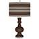 Color Plus Apothecary 30" High Bold Stripe Carafe Brown Table Lamp