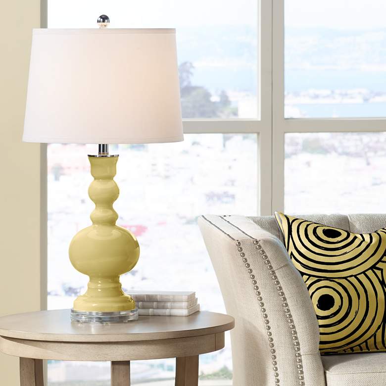 Image 1 Color Plus Apothecary 30" High Butter Up Yellow Table Lamp