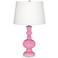 Color Plus Apothecary 30" High Candy Pink Table Lamp