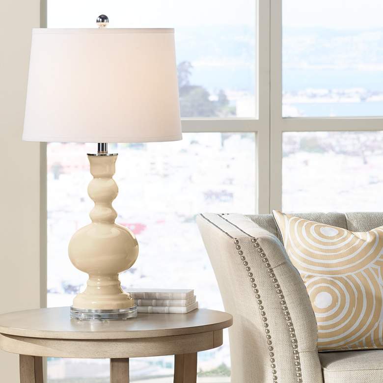 Image 1 Color Plus Apothecary 30" High Colonial Tan Table Lamp