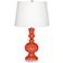 Color Plus Apothecary 30" High Daring Orange Table Lamp