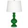 Color Plus Apothecary 30" HIgh Envy Green Glass Table Lamp