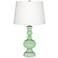 Color Plus Apothecary 30" High Flower Stem Green Table Lamp