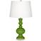 Color Plus Apothecary 30" High Gecko Green Table Lamp