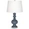 Color Plus Apothecary 30" High Granite Peak Gray Table Lamp