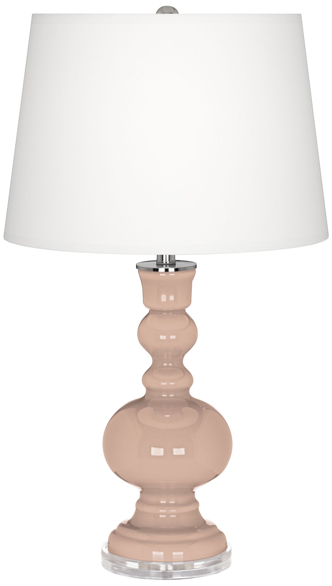 Color Plus Apothecary 30" High Italian Coral Table Lamp