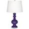 Color Plus Apothecary 30" High Izmir Purple Table Lamp