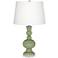 Color Plus Apothecary 30" High Majolica Green Table Lamp