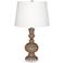 Color Plus Apothecary 30" High Mocha Brown Glass Table Lamp