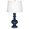 Color Plus Apothecary 30" High Naval Blue Table Lamp