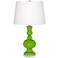 Color Plus Apothecary 30" High Neon Green Table Lamp with USB Dimmer