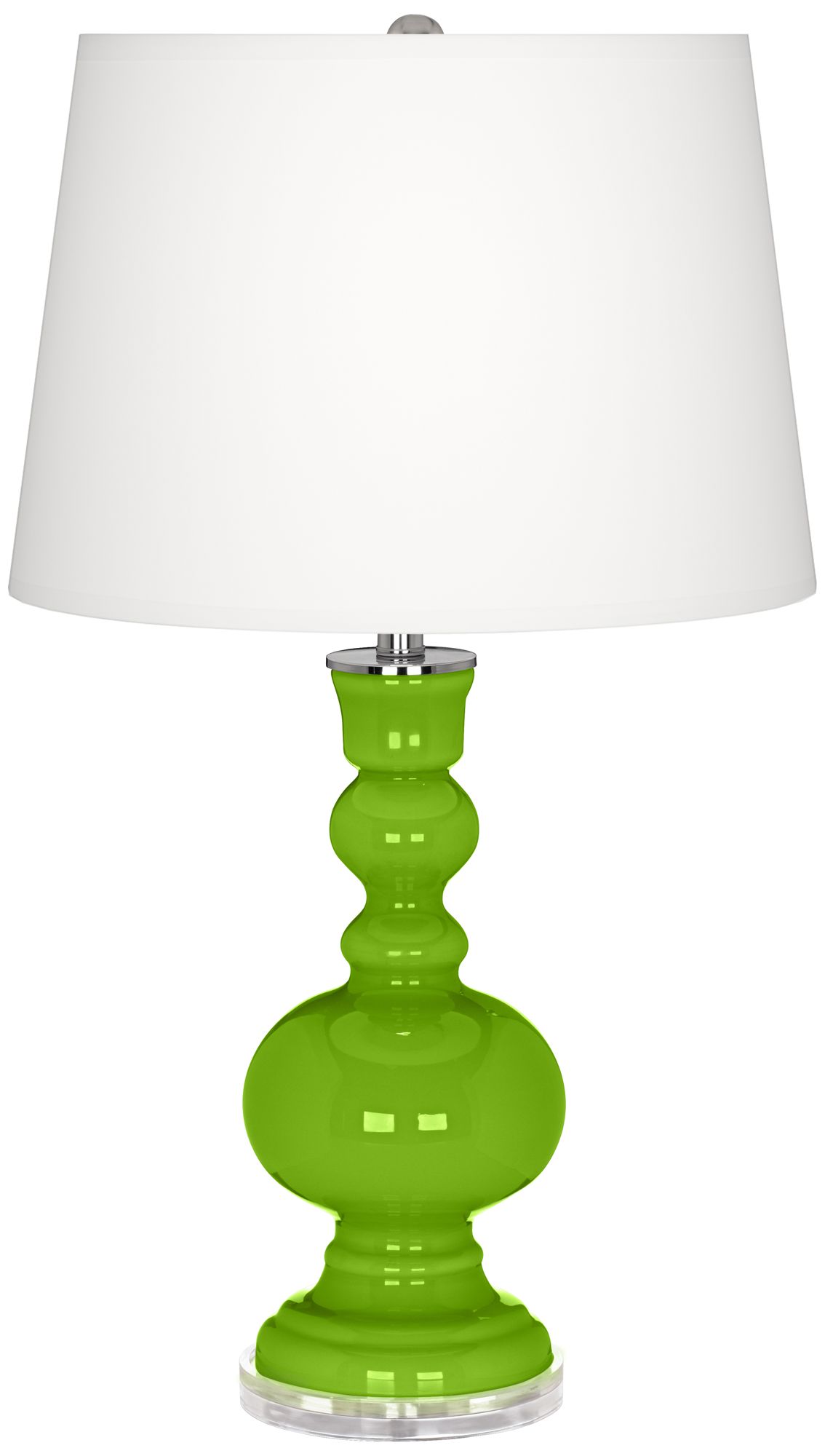 Color Plus Apothecary 30" High Neon Green Table Lamp