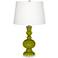 Color Plus Apothecary 30" High Olive Green Table Lamp