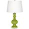 Color Plus Apothecary 30" High Parakeet Green Table Lamp